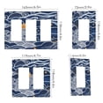 thumbnail image 2 of Yayeee Rocker Switch Wall Plate 2-Gang 4.7"x4.6" Home Decorative Outlet Cover, Blue Night Sky, 2 of 6