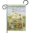 thumbnail image 2 of Breeze Decor 50050 Welcome Garden Bench 2-Sided Impression Garden Flag - 13 x 18.5 in., 2 of 2