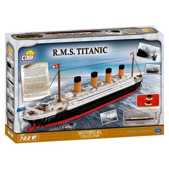 COBI Histrocial Collection R.m.s. Titanic 720 Piece Construction Blocks Building Kit