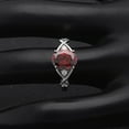 thumbnail image 3 of Birthstone Engagement Ring for Women by Ginger Lyne Sterling Silver Cubic Zirconia, 3 of 5