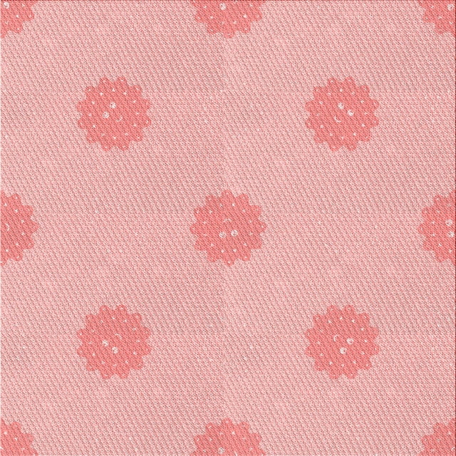 Ahgly Company Tapis d'Intérieur Lavable en Machine Carré Rouge Transitionnel, 5 Pieds Carré