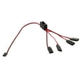 thumbnail image 3 of Interruptor de de ndido / apagado dividido de 4 vías Cable Y Zulema línea de interruptor de coche rc, 3 of 7