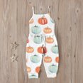 thumbnail image 4 of Odeerbi Baby Girls Boys Bib Overall Toddler Rompers Jumpsuits Cartoon Printing Strap Romper Pants With Pockets, 4 of 9