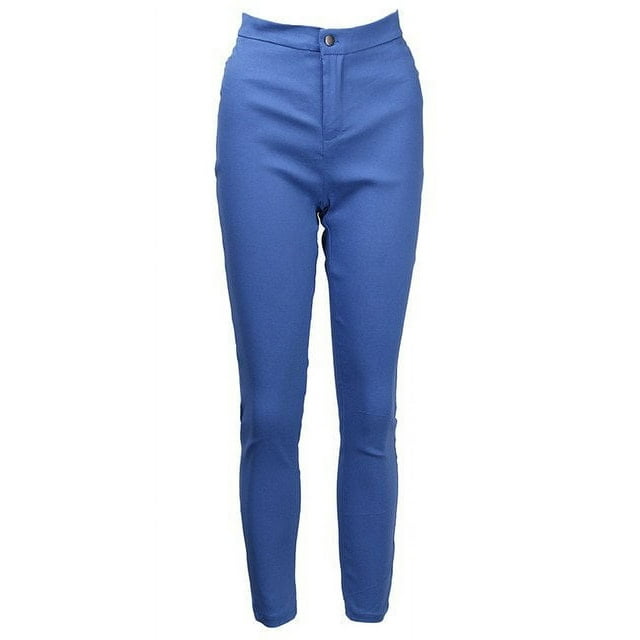 Jeans Moulants Taille Haute pour Femmes en Denim Extensible Jeggings Pantalons Pantalons Crayon