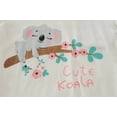 thumbnail image 4 of POPTEM Toddler Girls Pajamas Koala Print Short Sleeve Cotton Sleepwear Sets 2-Pieces White 2T, 4 of 7