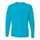 thumbnail image 1 of Camiseta de mezcla pesada de manga larga para adulto (azul California) (X-Large) Jerzees 29LSR, 1 of 1