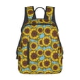 thumbnail image 3 of Balery Sunflowers Lightweight Backpack for Men and Women - Durable and Water-Resistant, Ideal for School, Work, Travel, and Everyday Use, 3 of 9