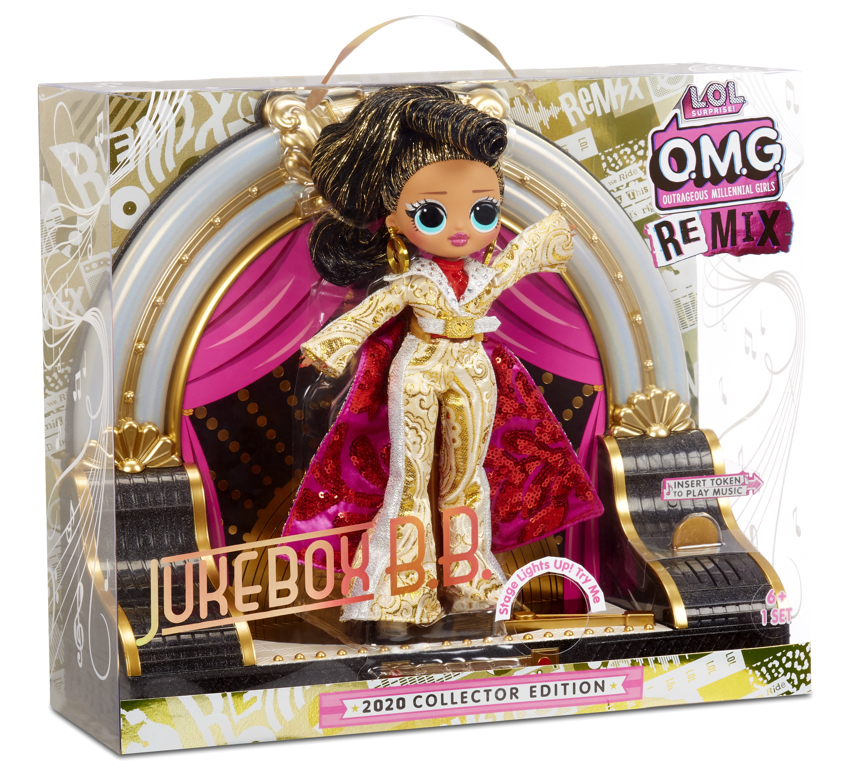 LOL Surprise O.M.G Remix Collector 12-Inch Doll, Jukebox B.B.