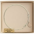thumbnail image 3 of 8 1/2 inch Round Double Loop Bangle Bracelet w/ St. Damien of Molokai in Gold-Filled, 3 of 3