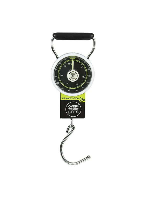 Luggage Scale Stop Lock Tape Measure New 75 LB Hanging Travel Weight