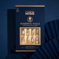 thumbnail image 4 of KISS Majestic Fake Nails, My Crown, High-End Gel Nails, 30 Reusable Long Length Coffin Shaped Glue-On & Press-On Jeweled Accent Glue On Nails, 4 of 5