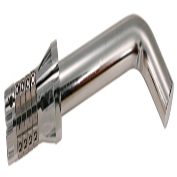 Trimax MAG200 Resettable Combination Bent Pin 5/8" Receiver Lock