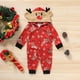 thumbnail image 4 of Pijamas familiares navideños Sinhoon, monos para adultos, niños y bebés, conjuntos a juego, pijamas navideños de una pieza, ropa de dormir con capucha de ciervo, 4 of 7