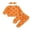Orange, variant on Toddler Baby Girl Halloween Outfits Pumpkin Long Sleeve Sweatshirts Jogger Pants Headband 3Pcs Fall Clothes Set 3M-3T
