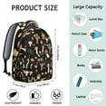 thumbnail image 6 of Cottagecore Fungi Backpack - Stylish Waterproof Bookbag with Lightweight Design & Spacious Pockets for Daily Use, 6 of 6