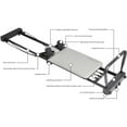 thumbnail image 3 of Stamina AeroPilates 287 Folding Pilates Workout Reformer Machine w/o Rebounder, 3 of 5