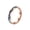 4MM Rose Gold, variant on PAURO Unisex Stainless Steel Iridescent Abalone Shell Pattern Inlay Ring Minimalist Stackable Band for Him and Her 4mm Silver Size 10