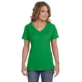 thumbnail image 2 of Anvil - Women's Featherweight V-Neck T-Shirt - 392, 2 of 2