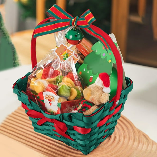 Hogar y cocina, Decoración del hogar, Cesta navideña para enamorados, regalo, caja de regalo, caja de dulces, copo de nieve crujiente, caja de embalaje navideña, caja de galletas, ideal para festivale