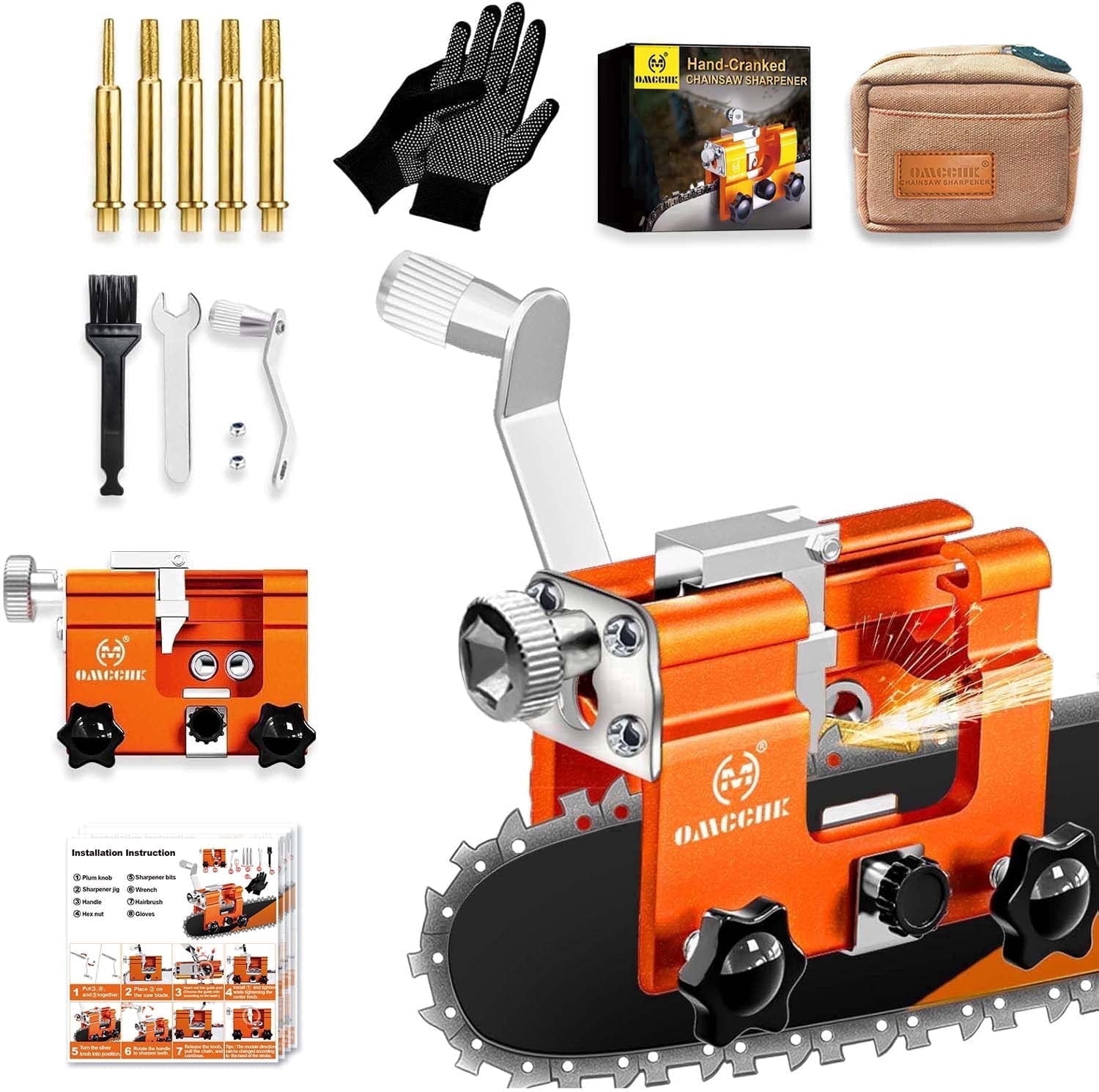 Trilink Saw Chain Sharpening Kit with Carry Case for 3/8, .325