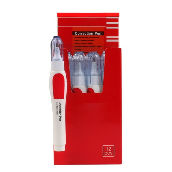 Portable Pen Type Correction Fluid Student Office Stationery Steel Head Grip Pen Type Correction Fluid