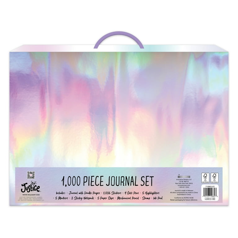 Justice Journal Art Set, 1000+ Pieces for Girls Ages 6+ - Kids