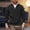 Black, variant on Men's Quarter Zip Polar Fleece Pullover Sweatshirts Long Sleeve Half Zip Fleece Jacket Thermal pullovers Grey XXL