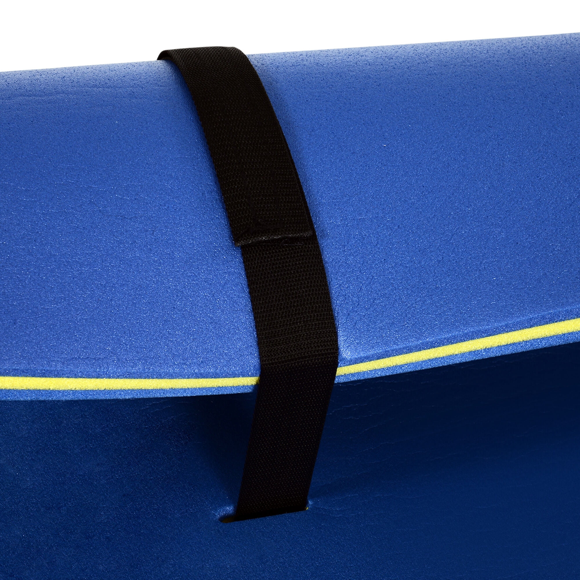 Home Gym Equipment, HOMCOM 10' x 5' Floating Mat, 3-Layer Swimming Pool Floating Water Mat Portable Foam Raft, Thick and Durable Water Activities Mat for Lake, Oceans, Blue, Blue Exercise Equipment
