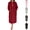 Ypr1-Gris, variante sur Meichang Robe Zippée pour Femme en Molleton Duveteux à Manches Longues, Col Montant, Peignoir d'Hiver Doux, Moelleux et Confortable, Longue Robe de Spa avec Poches