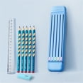 thumbnail image 2 of MOQIN Stationery Kit Includes 5 X Pencils Eraser Ruler Compact ABS Pen for Case Closure for Students Kids Pencil Eraser Set for Kids Pencil Eraser Set Gift, 2 of 9