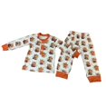 thumbnail image 3 of Conjunto de pijamas de nuevo diseño para niños y niñas con pantalones de manga larga con estampado navideño Conjuntos para dos hermanos, 3 of 3