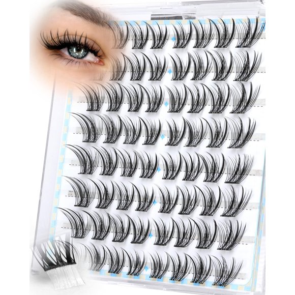 Grupos de pestañas autoadhesivas Zegaine Cat Eye de 10 a 16 mm