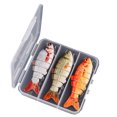 thumbnail image 1 of Señuelos de pesca para trucha lubina Señuelos de cuerpo duro de 6 segmentos con, 1 of 8