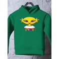 thumbnail image 3 of Alien On A Ship Hoodie Toddler -Image by Shutterstock,  5 Toddler, 3 of 4
