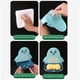 thumbnail image 3 of Wosthever Caja de jabón de viaje impermeable con bonitos pingüinos, soporte para baño, portátil para ducha, hogar, accesorios de Juegos de accesorios de baño Verde, 3 of 6