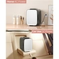 thumbnail image 4 of ACMETOP Skincare Fridge with Dimmable LED Light Mirror,4L/6 Can Mini Fridge for Skincare and Makeup,Cooler & Warmer, Portable Small Fridge for for Bedroom, Office, Dorm and Car, Black, 4 of 8