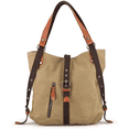 thumbnail image 1 of Bolso Para Mujer Malubero de Lona Impermeable Color Caqui Malu1871, 1 of 3