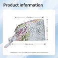 thumbnail image 4 of Yiaed Vintage Rose Print Turban Hat for Women Men Comfortable Adjustable Cleaning Working Cap with Sweatband, 4 of 4