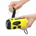 thumbnail image 2 of Equipo de radioRadio de emergencia Manivela Radio meteorológica solar 1200mAh AM / FM / NOAA Radio meteorológica de emergencia Banco de energía portátil con carga solar y manivela y batería LED Linte Irfora Equipo de radio, 2 of 7