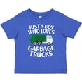 thumbnail image 3 of Inktastic Just a Boy Who Loves Garbage Trucks Boys Toddler T-Shirt, 3 of 5