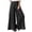 Black, variant on RQYYD Women's Plus Size Cotton and Linen Wide Leg Pants Loose High Elastic Waisted Long Pants Solid Color Casual Straight Trousers Black S