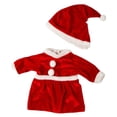 thumbnail image 4 of TQEHS Ropa de muñeca apta para muñeca bebé de 18 pulgadas, conjunto navideño, festival de cumpleaños para regalo de bebé Y0B9, 4 of 5