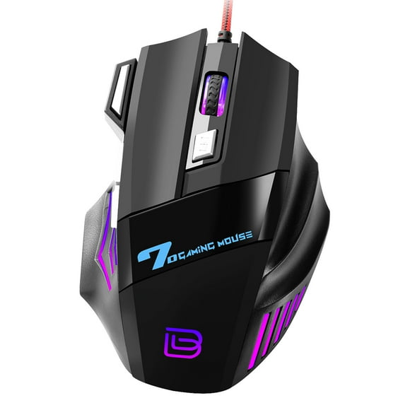 BAJEAL Optical Device,WiredAdjustable Dpi Pc Dpi Pc Computer Mice Adjustable Dpi7 Dsfen Huiop Qisuo Buzhi Wemay