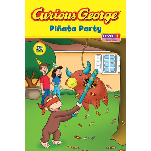 Pre-Owned Curious George Pinata Party (Cgtv Reader) (Paperback) 0547119623 9780547119625
