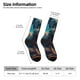 thumbnail image 2 of Balery Starry Sky Moon Wolf Leader Calcetas Largas con Estampado para Hombre y Mujer – Suaves y Transpirables, Talla Única (US 5-11), 2 of 6