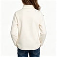 thumbnail image 5 of BLVB Girls Thermal Turtleneck Shirts Long Sleeve Fleece Undershirt Toddler Kids Winter Warm Base Layer Tops(White,1-2Years), 5 of 6