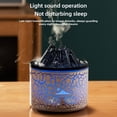 thumbnail image 2 of Difusor de Aceites Esenciales de 180 Ml, Humidificador Volcán con Aroma A Llama, Niebla de Medusas, LED de 7 Colores, Apagado Automático para el Hogar y la Oficina. A, 2 of 5