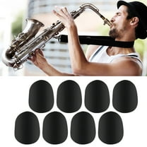 8Pcs Rubber Mouthpiece Patches Pad for Soprano/Alto Saxophone Clarinet 0.8mm