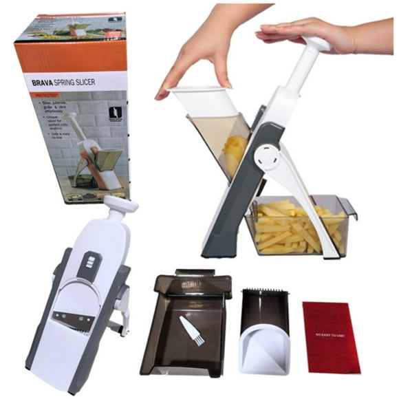 Ynlkorvg Vegetable Cutter Stainless Steel Vegetable Cutting Tool 5 In 1 Vegetable Cutter Mandolin Vegetable Slicer Vegetable Slicer Mandolin Vegetable Slicer Multifunctional Vegetable Slicer Kitc