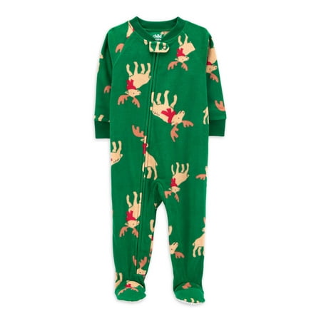 Carter's Child of Mine Baby and Toddler Holiday One-Piece Pajamas, Sizes 12M-5T